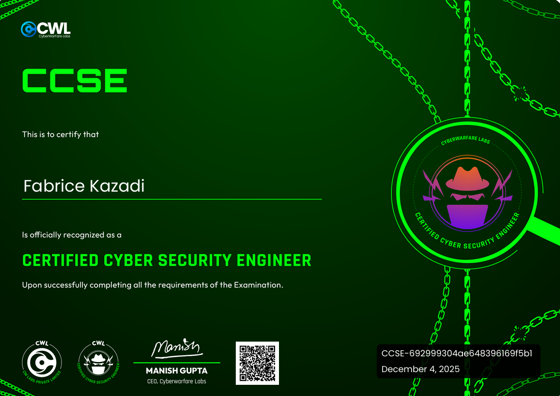 CCSE Cert